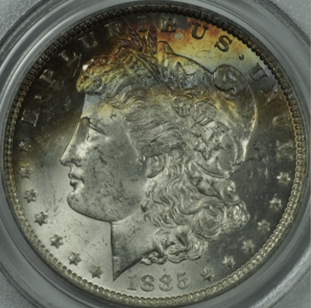 rainbow coin toning