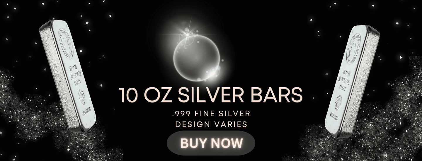 10 oz silver bars banner