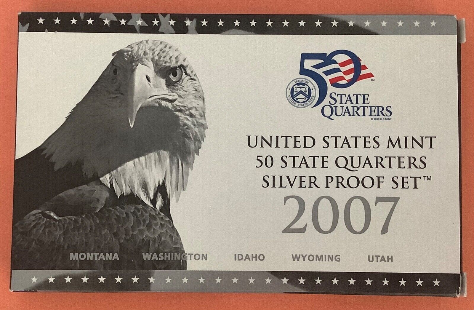 2007 United States Mint 50 State Quarters Silver Proof Set (only one w