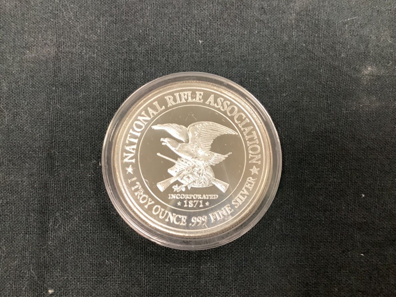 Whitetail Deer National Rifle Association 1 Troy Oz .999 Fine Silver ...